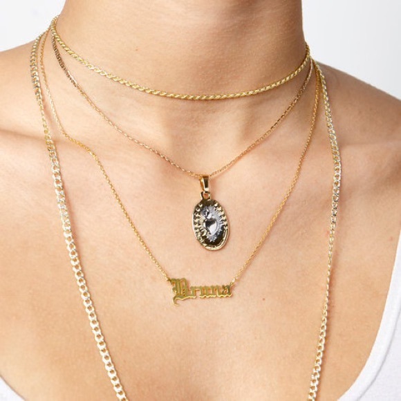 The M Jewelers Curb Chain Choker Necklace - Picture 1 of 4